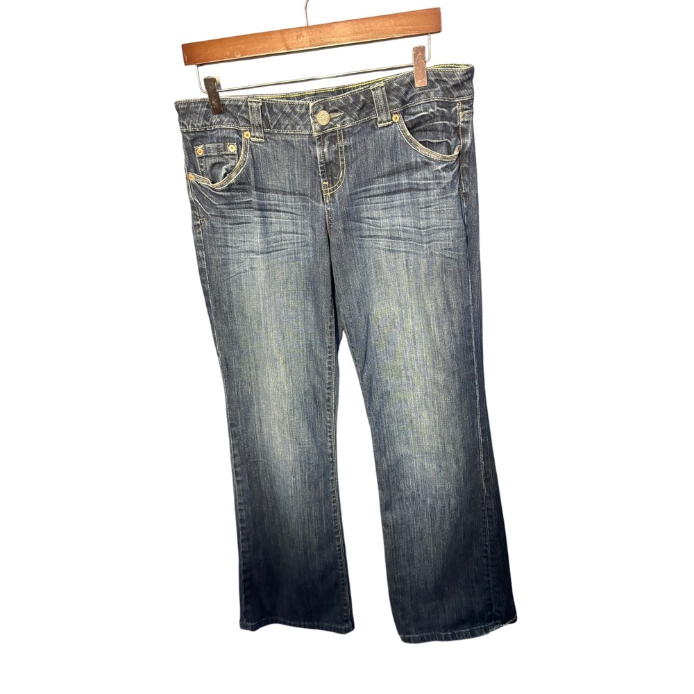 American Eagle Boyfriend 77 Jeans Dark Wash Straight Leg Womens Size 10 Regular